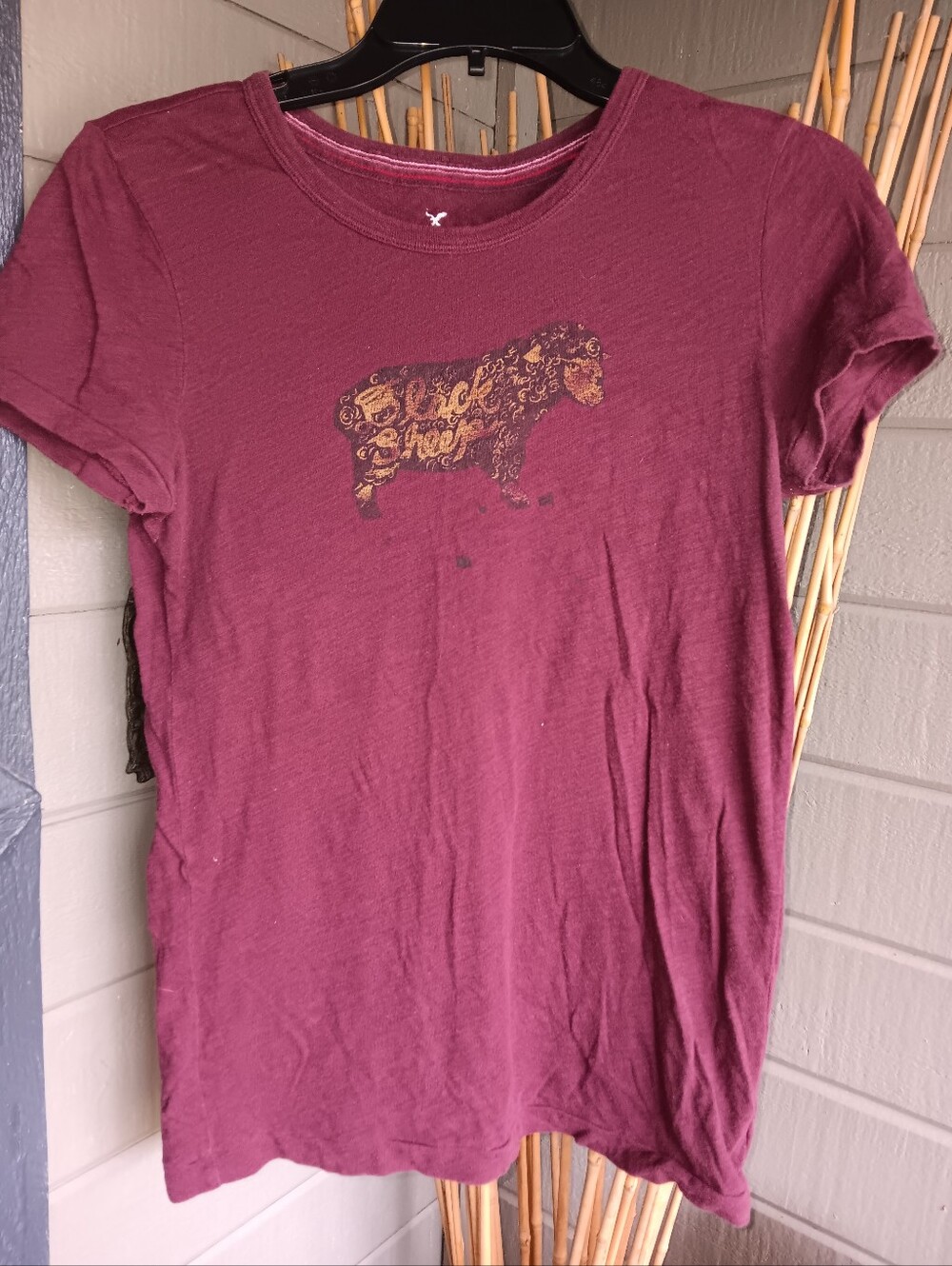 Vintage 100% Cotton American Eagle Outfitters Black Sheep Top Size S/P